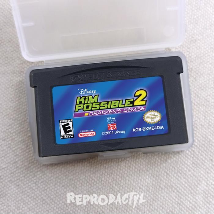 Kim Possible 2 Drakken's Demise Kaset Gba Nintendo Gameboy MICRO GBM DS