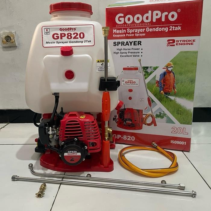 Sprayer Semprot Hama 20Liter 2Tak 4Tak GoodPro GP820 GP820tx Mesin Turbo Double Chamber Semprot Hama