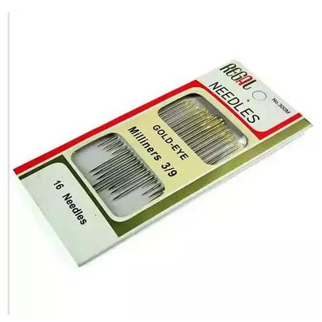 Jarum Jahit Tangan Jarum Sulam Jarum Jahit Set Praktis Serbaguna Jarum Benang Jahit Manual Isi 16