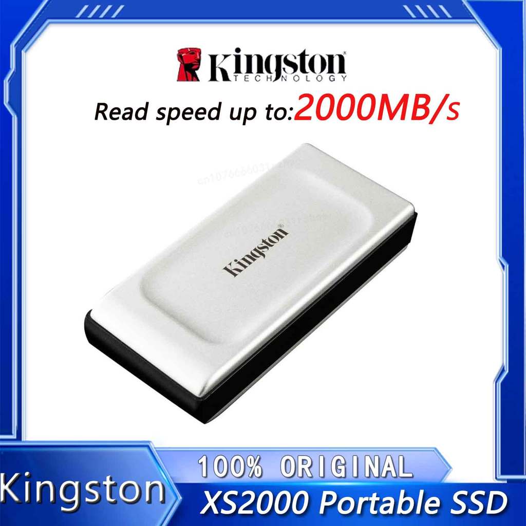 Kingston XS2000 500GB 1TB 2TB 4TB High Performance Portable SSD with USB-C Up to 2000Mb/s External