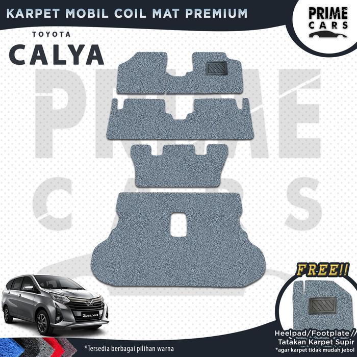 Karpet Mobil Coil mat CALYA - Mie Bihun 1 Warna Full set Toyota Accessories Car