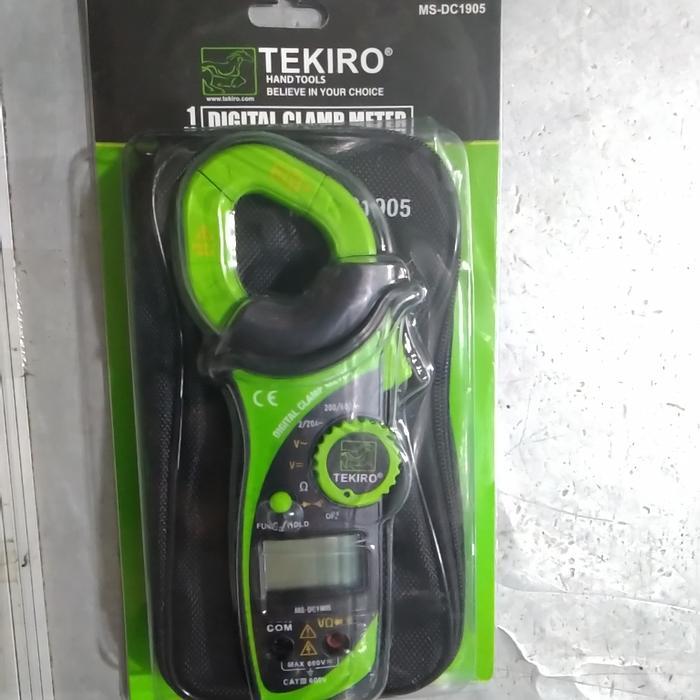 Diskon Tekiro Digital Clamp Meter Tang Amper Digital Original