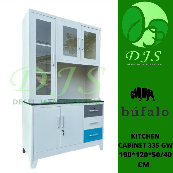 Kitchen Cabinet Besi - Kitchen Set Besi - Lemari Dapur Besi 335GW