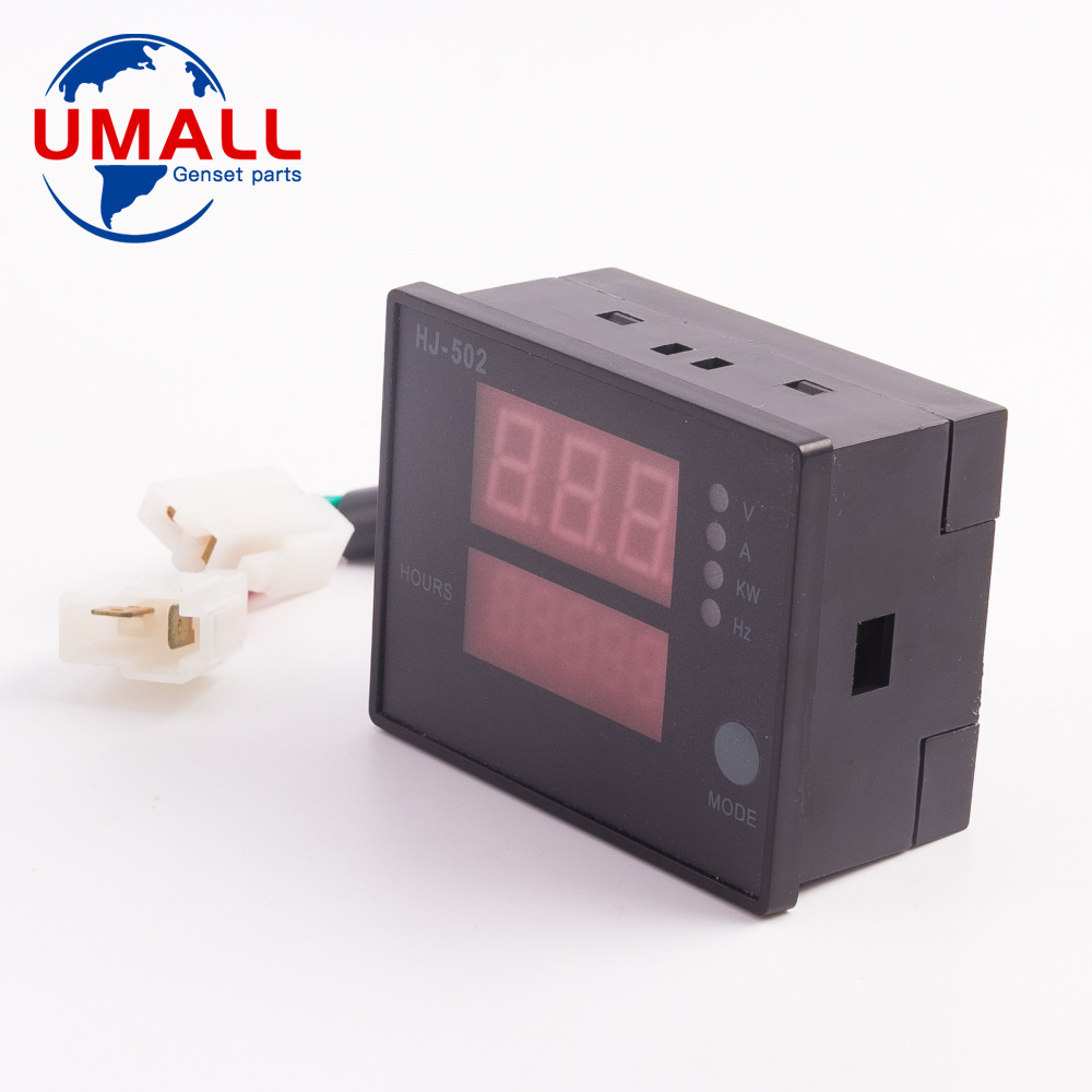 Hj-502 Digital Generator Meter For Small Diesel Gasoline Generator Set 3Kw 5Kw 6Kw
