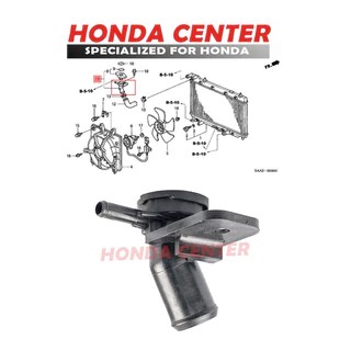 Filler Dudukan Sambungan Tutup Cap Radiator Jazz Gd3 2004 2005 2006 2007