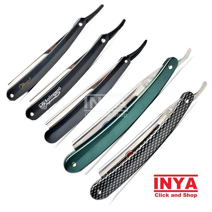 Pisau Cukur Lipat Refill Silet Magic Solingen Gold Dollar - Straight Razor Shave Haircut