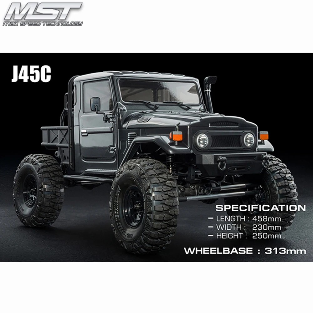 MST CFX-W J45C KIT Version 313mm Wheelbase 1/10 RC Remote Control Car Crawler 4WD Adult Toy 532182