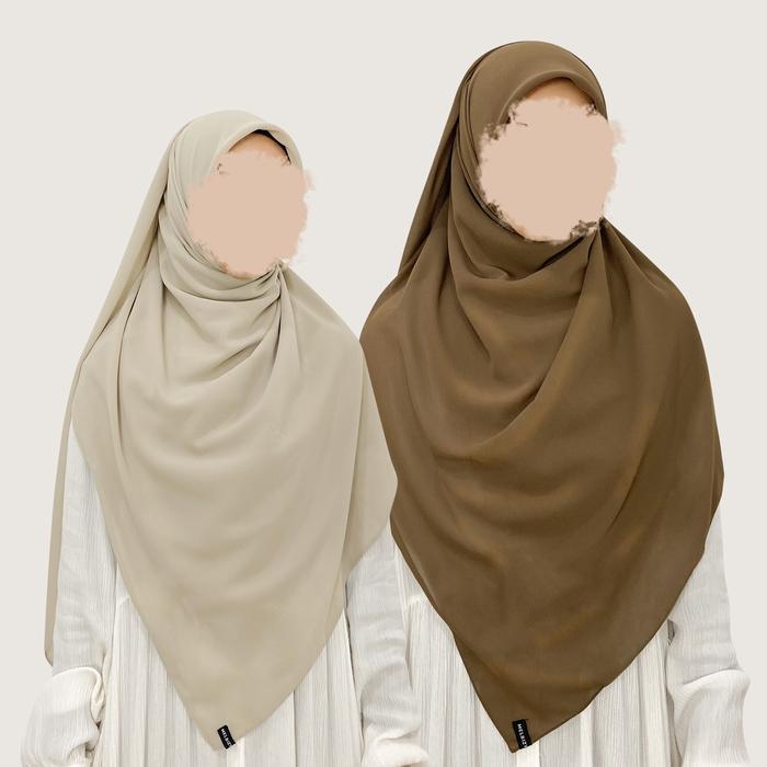 SIAPKIRIM MELBIZY Hijab Inaya Shawl Hijab Malaysian Syar'i Hijab Segiempat Jumbo Muslim Square READY