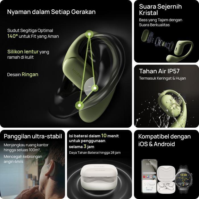 Huawei FreeArc Earphone TWS Garansi Resmi