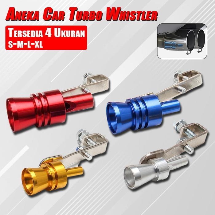 Penyiul Turbo Whistler Knalpot Mobil Motor Ukuran S-XL Car Turbo Whistler Modifikasi Bahan Paduan