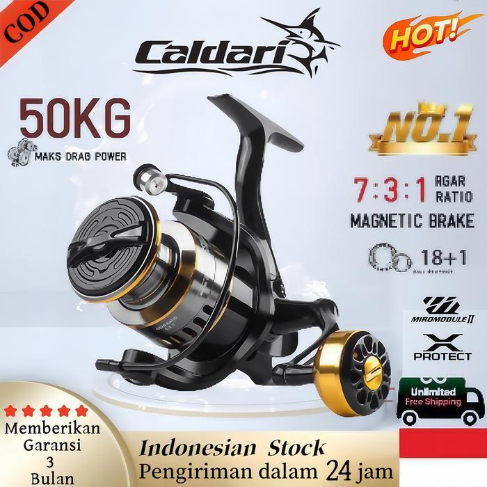 Maguro Fishing - Caldari Reel Pancing Asli Besi Fishing Reel 50Kg He1000 - 7000 / Murah Kuat Power