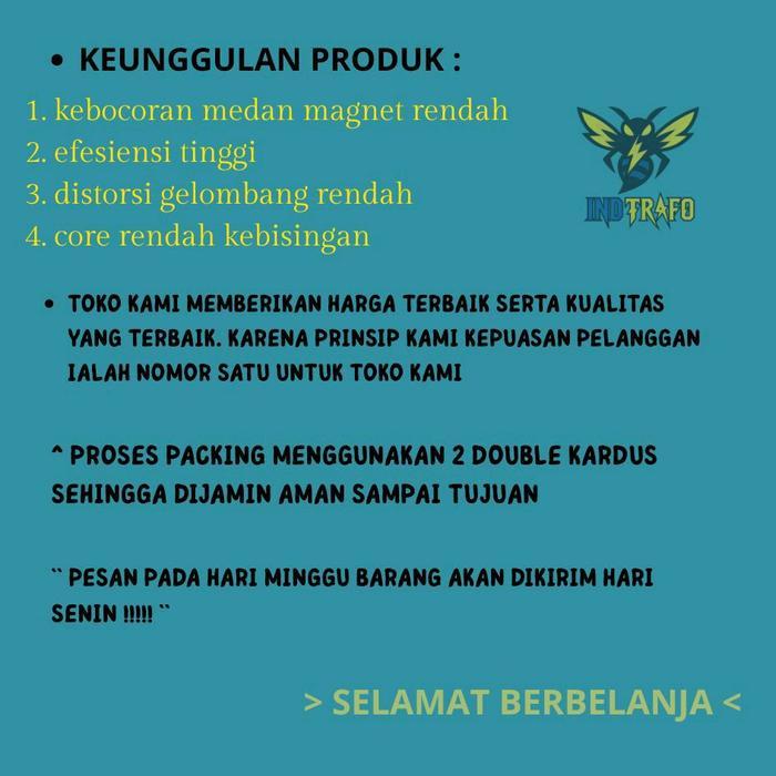 trafo toroid donat 30 ampere ct 65v - 55v murni