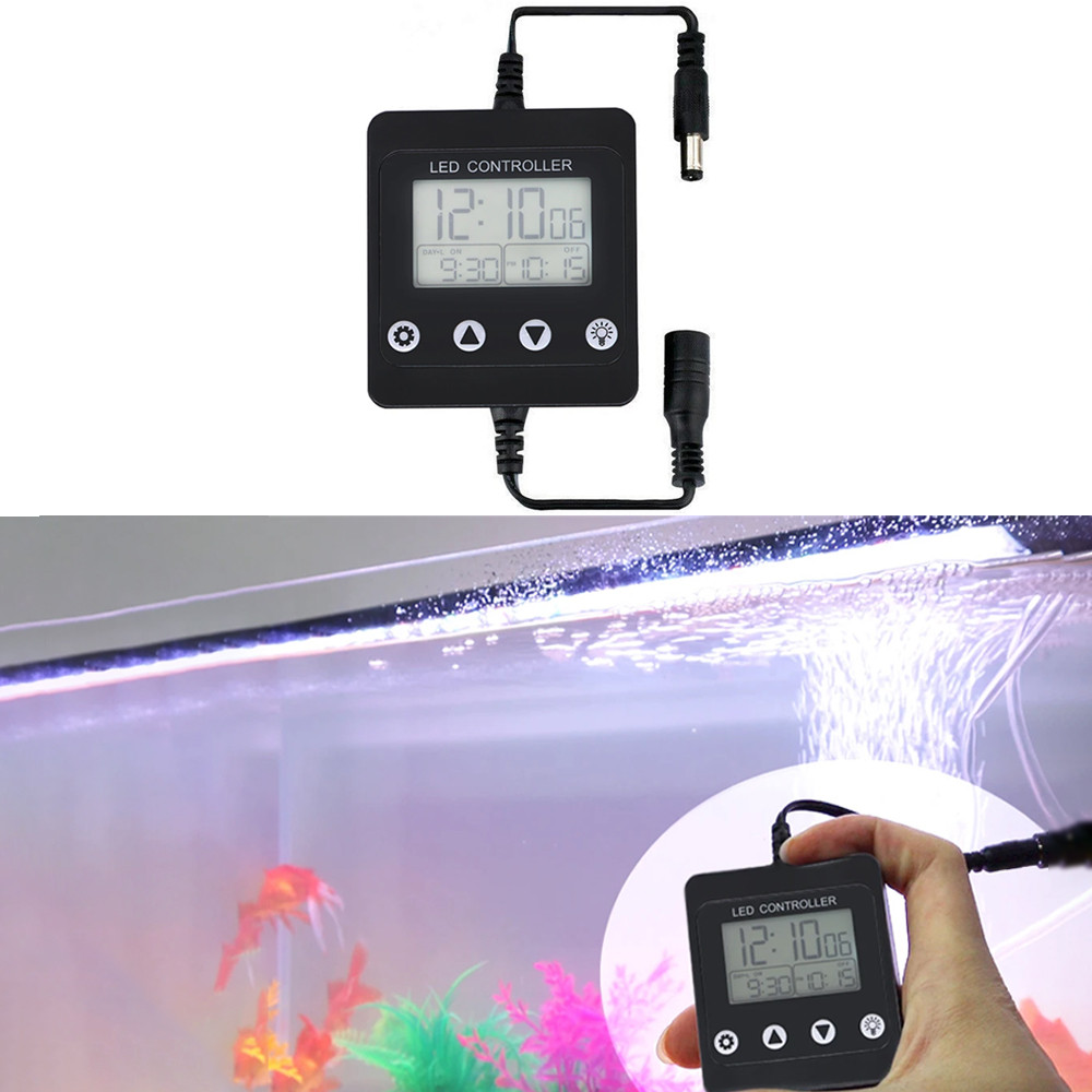 Aquarium Dimming System Fish Tank LED Light Timer Full Spectrum Lighting Dimmer Controller