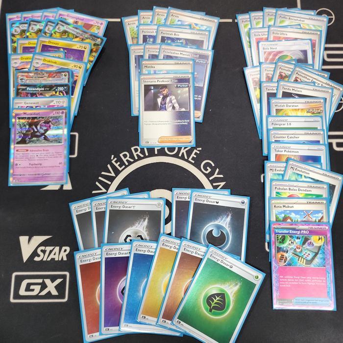 Full Deck Gholdengo EX Dragapult EX. 4th Place Regional Monterrey. 60 Kartu Siap Main. Kartu Pokemon