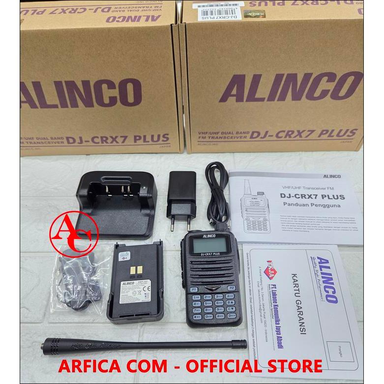 NewW HT ALINCO DJ-CRX7 PLUS DUALBAND - HT ALINCO DJ CRX 7 VHF / UHF ORIGINAL PLUS HT ALINCO DJ CRX7