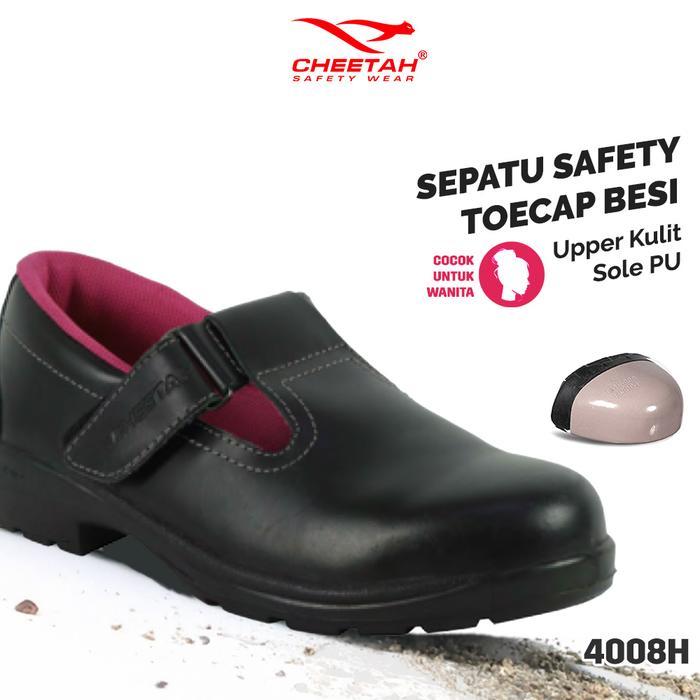 Cheetah 4008H 4008 H Sepatu Safety Cewek Wanita Kerja Shoes