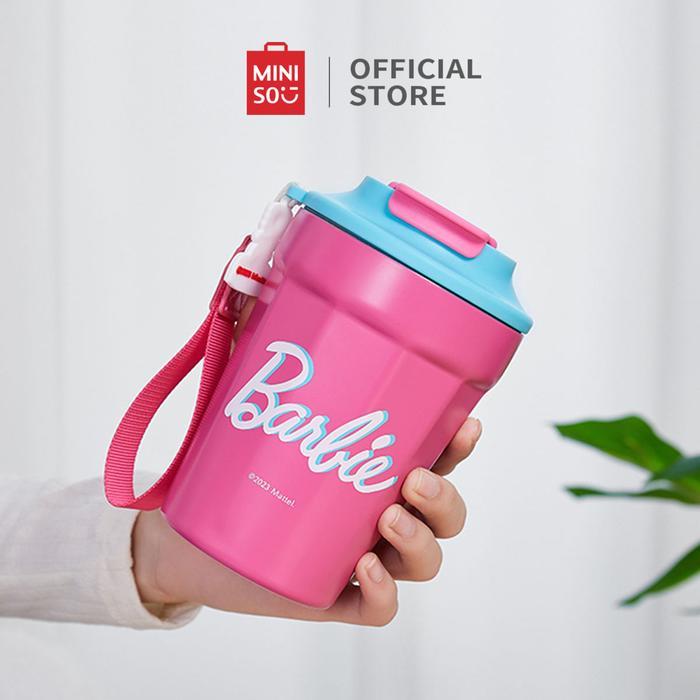 Miniso x Barbie Collection Cangkir Minum Tumbler Gelas Termos Kapasitas Tinggi Tahan Jatuh Botol Air