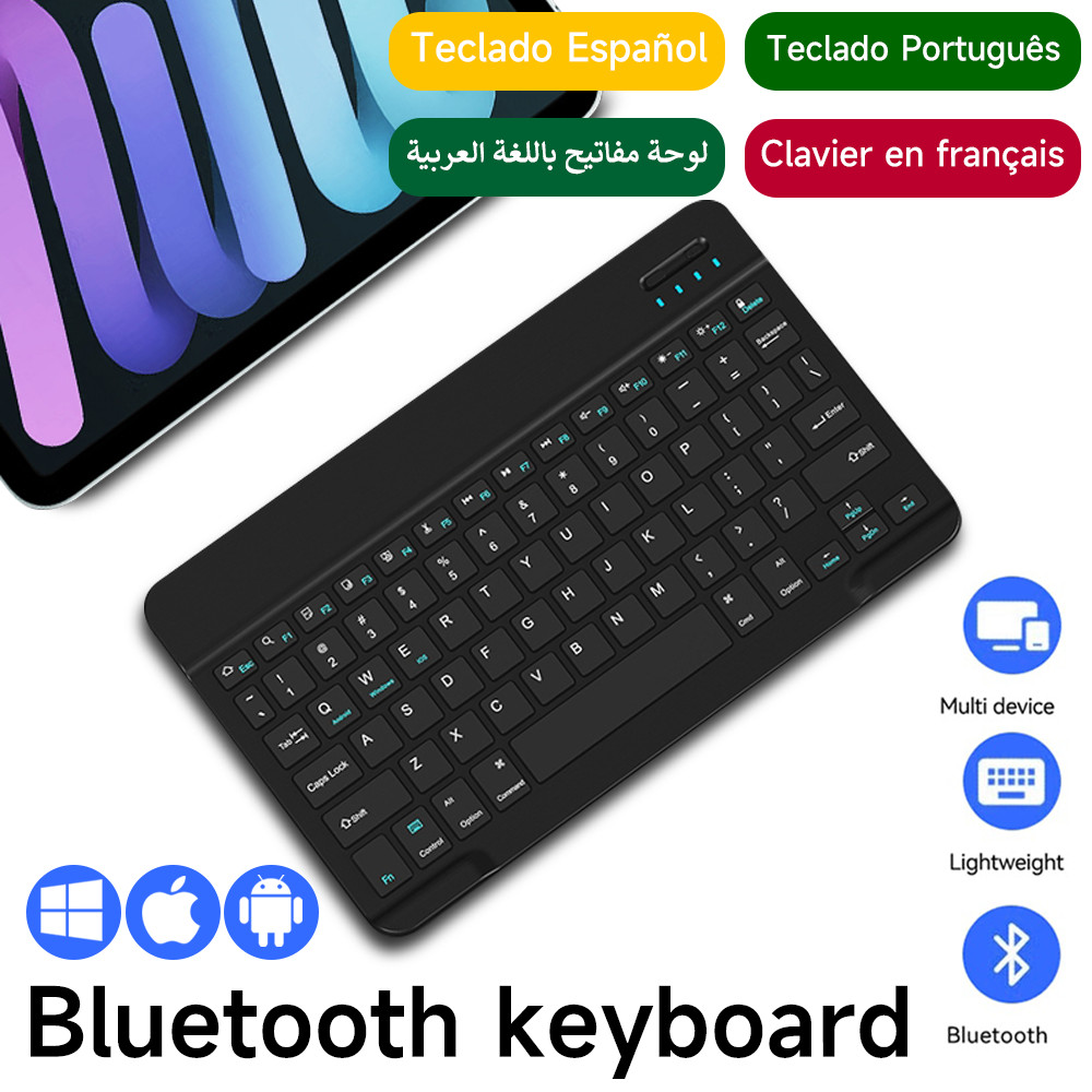 Bluetooth Keyboard For Ios Android Windows Wireless Keyboard For Tablet Cellphone Tablet Accessories