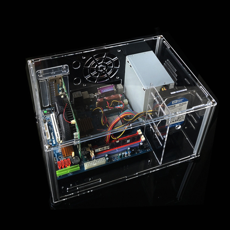 Gamer Chassis Transparent Acrylic Computer Case For ATX MATX Mainboard Modify PC Case for PC Desktop