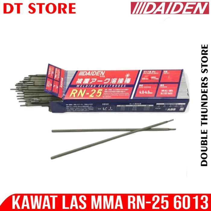 Daiden Kawat Las Listrik Kawat Las Elektroda 2,6MM X 350MM AWS E6013 Welding Electrodes RN-25 Kawat