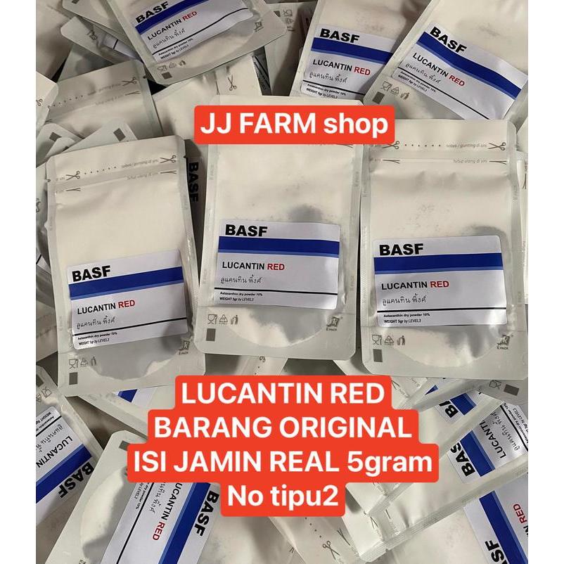 (COD) LUCANTIN RED germany asli pewarna ikan merah louhan koi koki channa