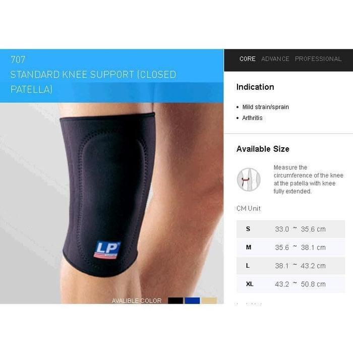 Lp Support Standard Knee With Pad Lp-707