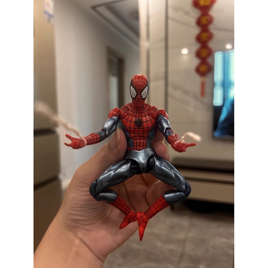 Hot CT Toys SpiderMan Mafex 075 Figure The Anazing Spiderman Comic Ver Mafex 185 Action Figure