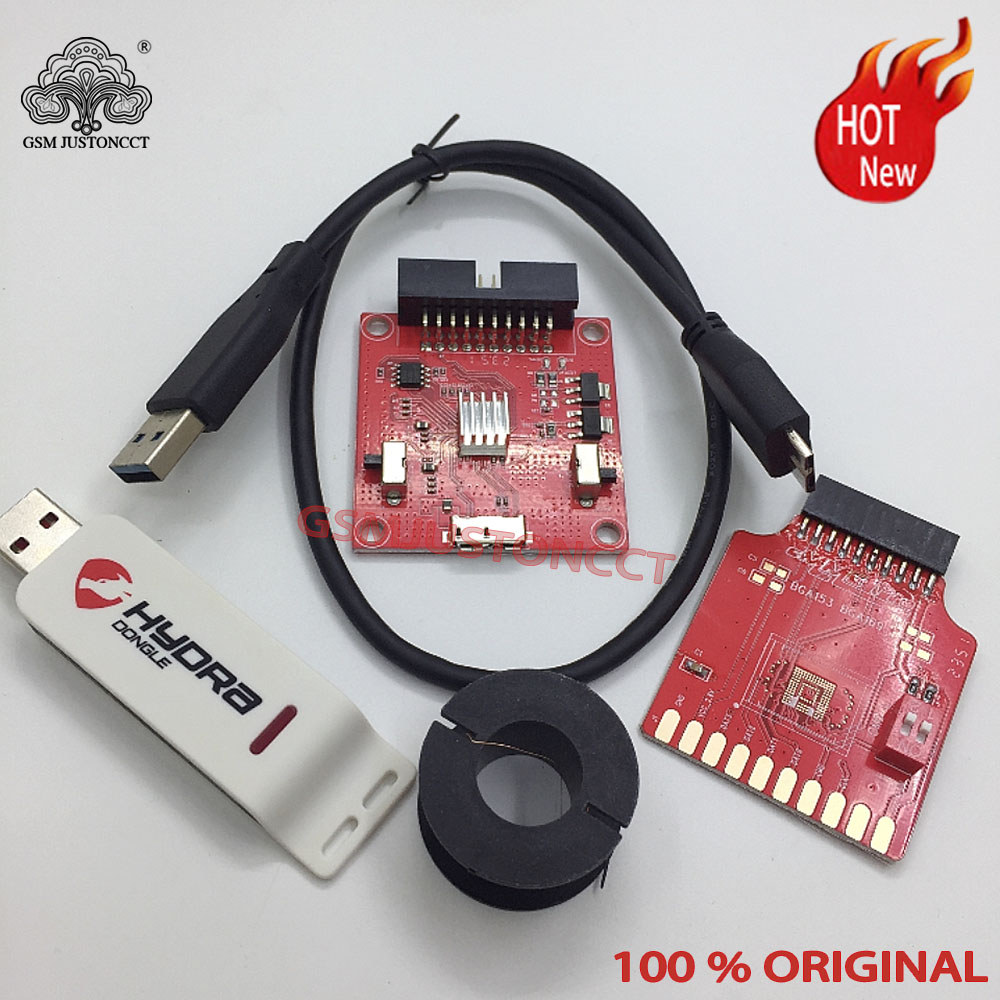 STOK TERBATAS  2024 Original New Hydra Dongle Tool And eMMC ISP Adapters Tool BGA153,BGA169,BGA221,B