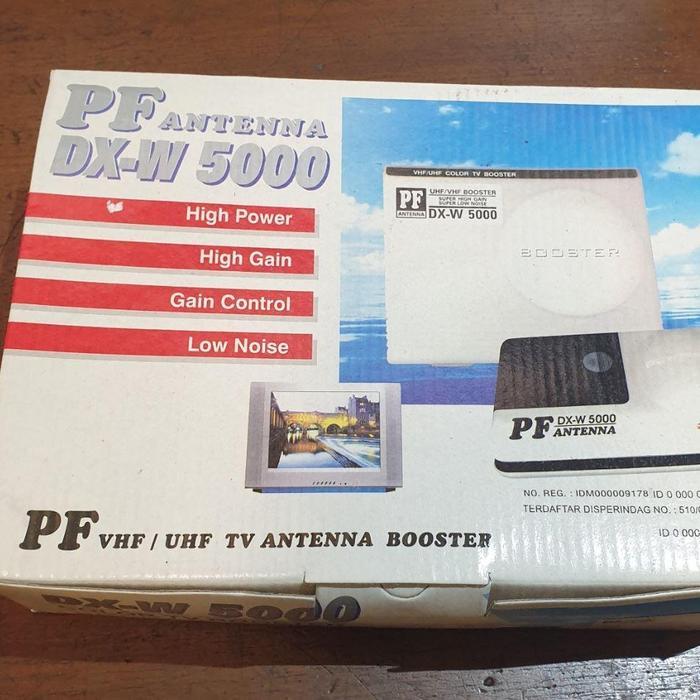Boster PF Antena DX W 5000 UHF TV Penguat Sinyal Booster Digital
