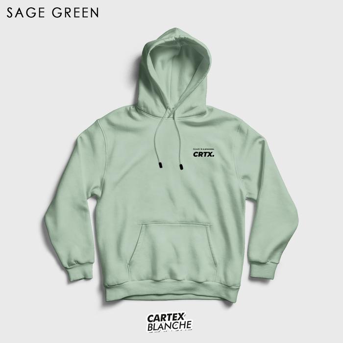 sar CRTX Daily Growth Hoodie Jumper Unisex Pria & Wanita M - XXL ( BORDIR )
