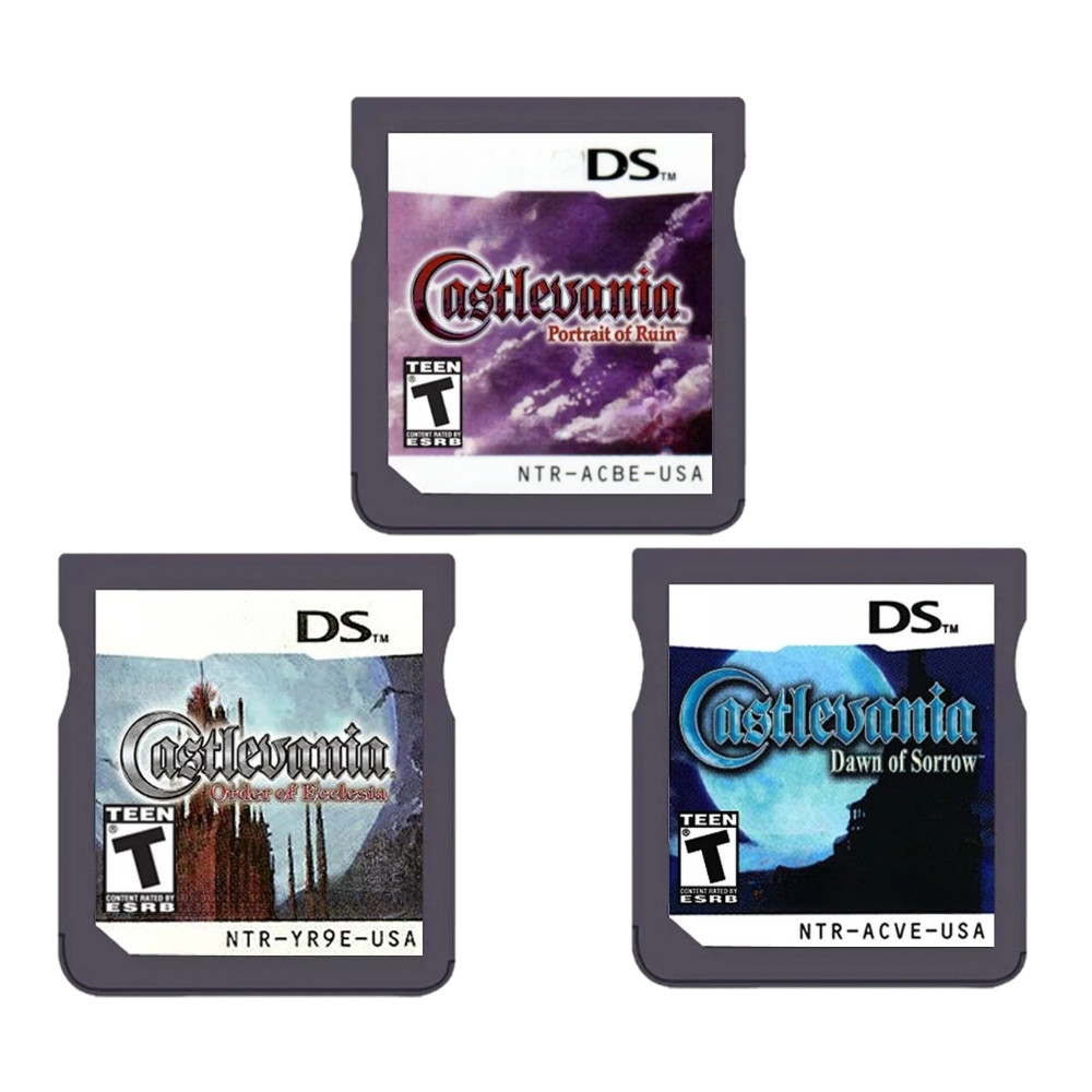 NDS Game Cartridges Castlevania Series Castlevania Stolen Engraving Labyrinth Gallery Cangyue Cross
