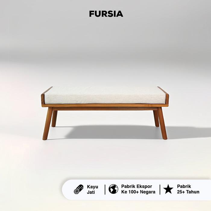 FURSIA Alalin Bench Teak Wood Furniture Export Quality Mebel Kayu Jati Kualitas Ekspor Seating