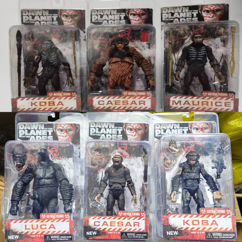 Rise of the Planet of the Apes Caesar Koba Luca Figure PVC Collection Toys