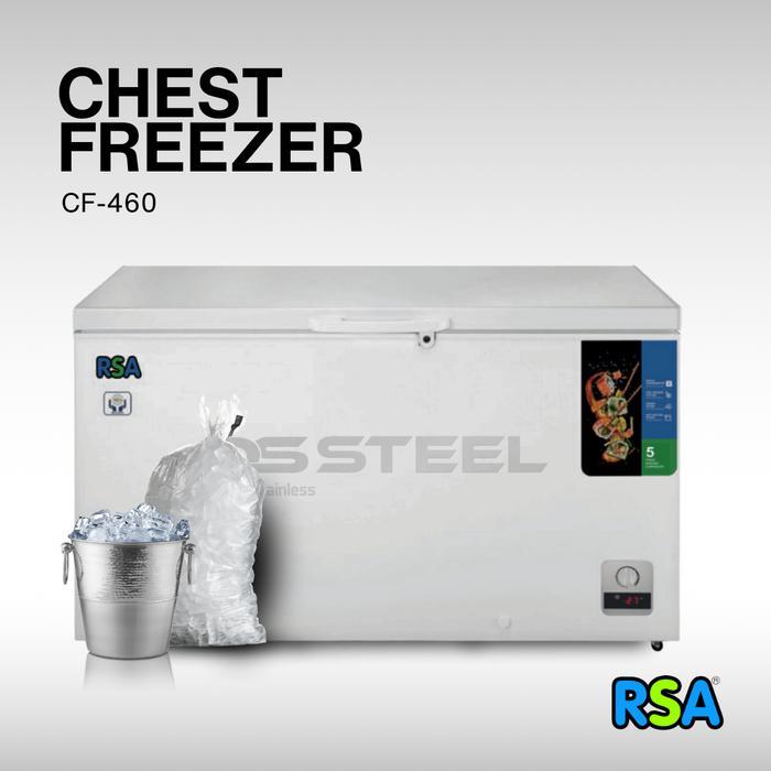 RSA Chest Freezer CF-460 / Freezer Box 420 Liter / Frizer Rumah Tangga CF 460 / CF460
