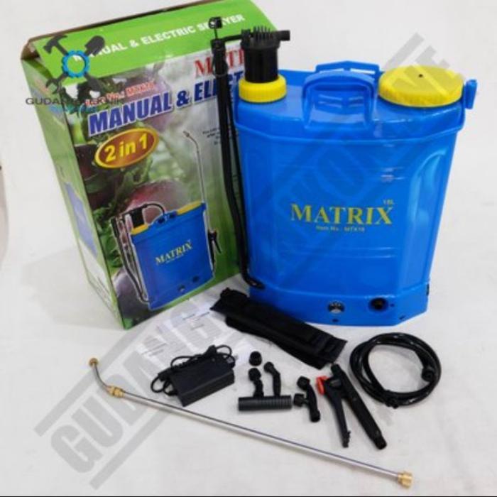 Semprot Hama Alat Semprot Obat Hama Elektrik Matrix 18L Mtx18 - Sprayer Hama Tanaman Matrix 18 L Mtx