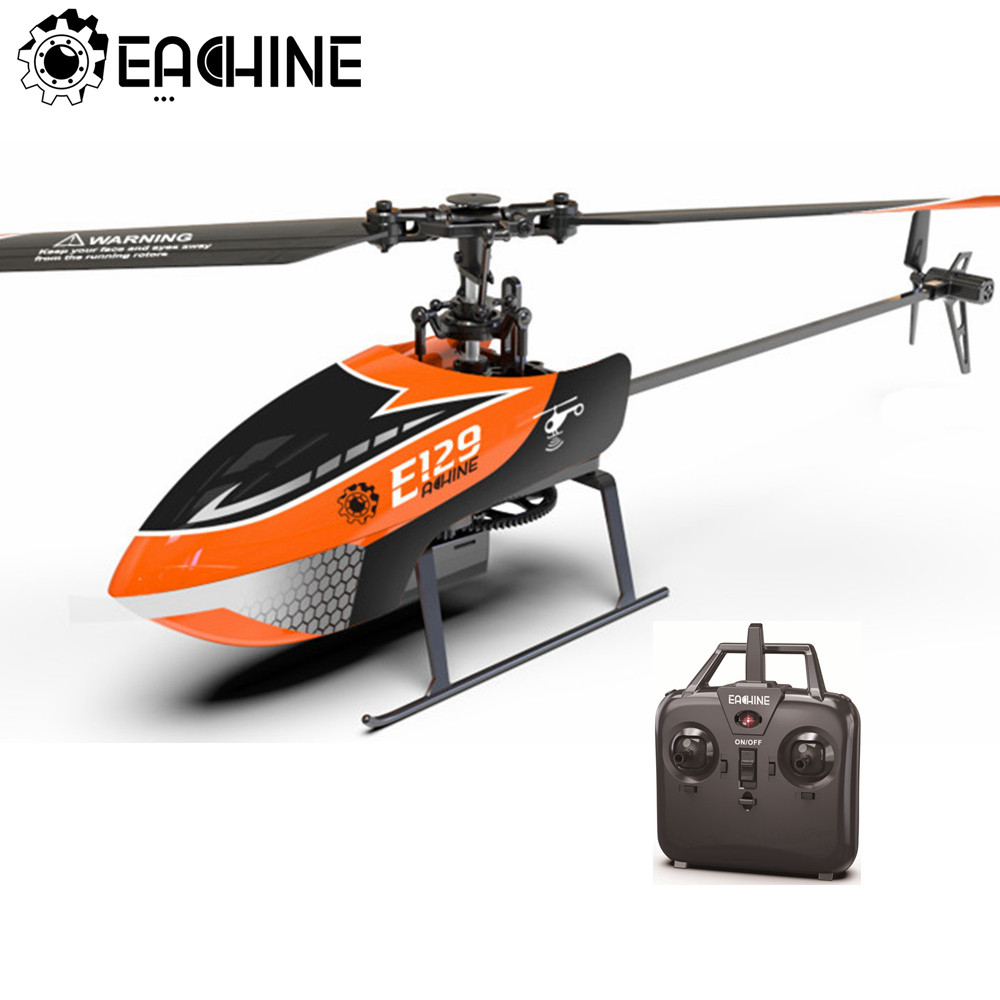 Eachine E129 2.4G 4Ch 6 Axis Gyro Altitude Hold Flybarless Rc Helicopter Rtf Optional E Right And