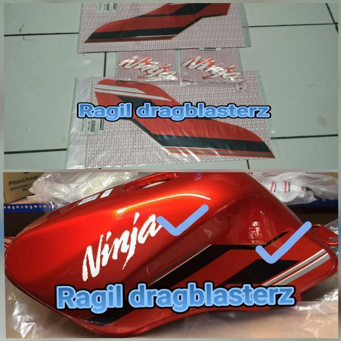 Stiker/Striping Tangki New Ninja Rr Se Orange 2015 Original