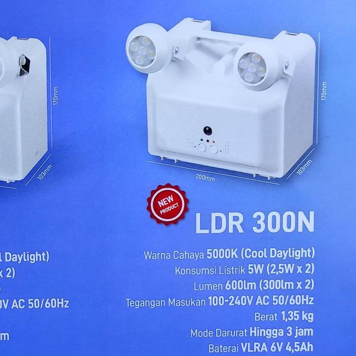 Panasonic Ldr 300N Emergency Led Lampu Darurat Lampu Emergency