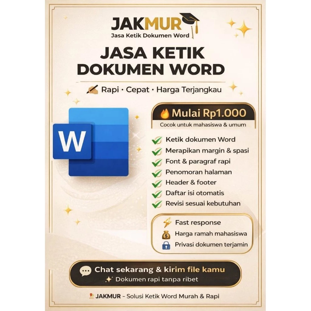 Jasa Ketik Text Word Edit Dokumen Edit File PDF Word Excel