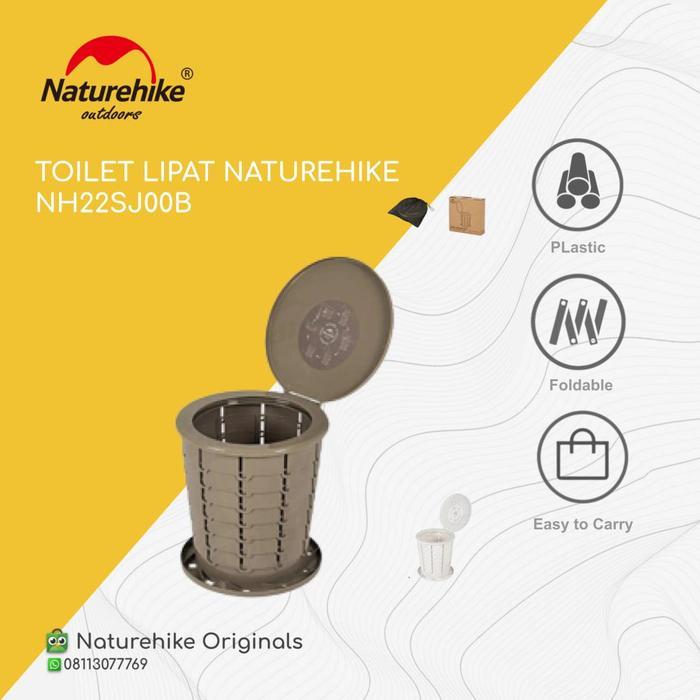 PROMO TOILET / CLOSET PORTABLE CAMPING LIPAT NATUREHIKE NH22SJ00B