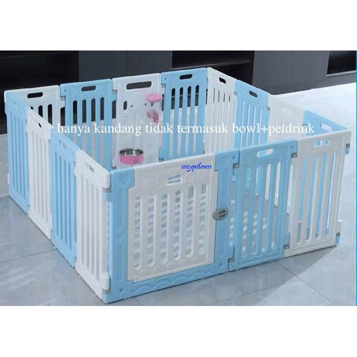 KANDANG PAGAR PREMIUM HEWAN ANJING KUCING INDOOR OUTDOOR - PET CAGE