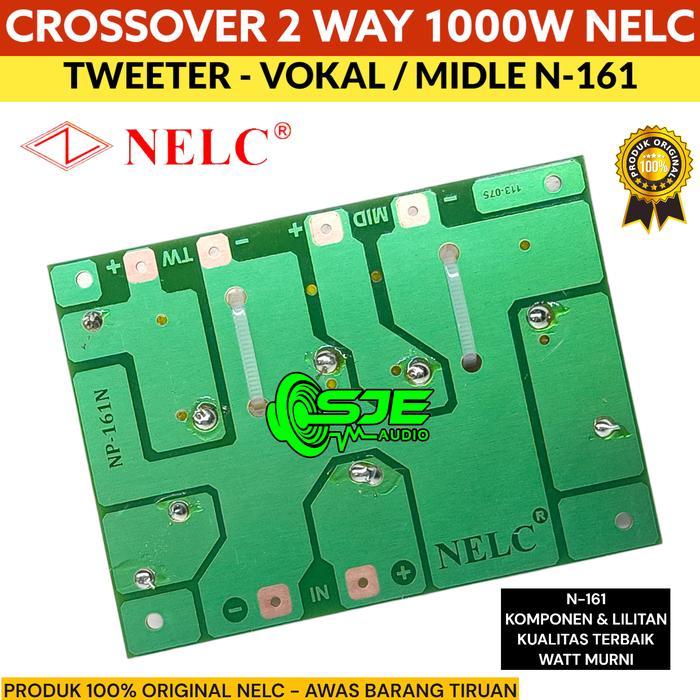"New" CROSSOVER TWEETER VOKAL 2 WAY N161 NELC - CROSSOVER 2 WAY NELC N-161 TWETER VOCAL MIDLE MIDEL