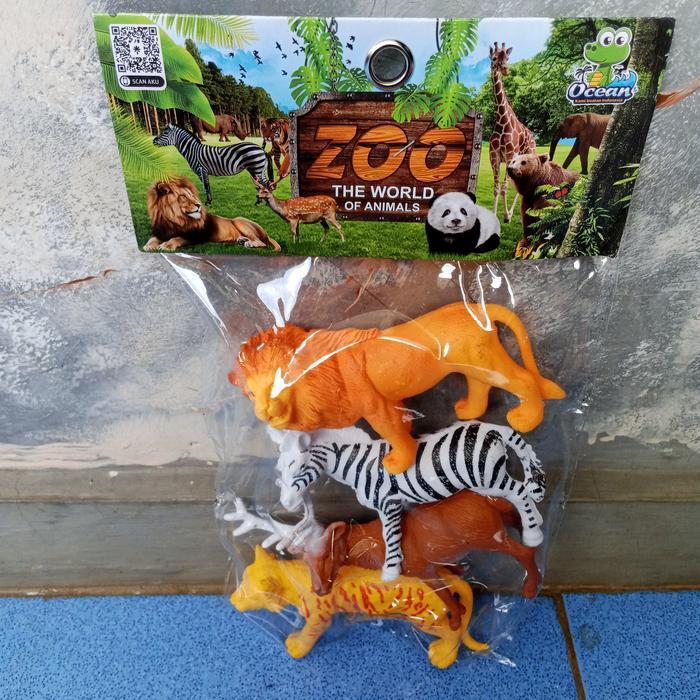 mainan binatang karet