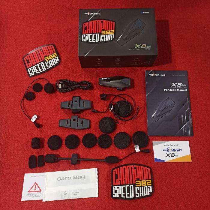 TERMURAH Motorcycle Mesh Intercom Interkom Helm ReTouch Series Riding Bluetooth set ginal Ready stok