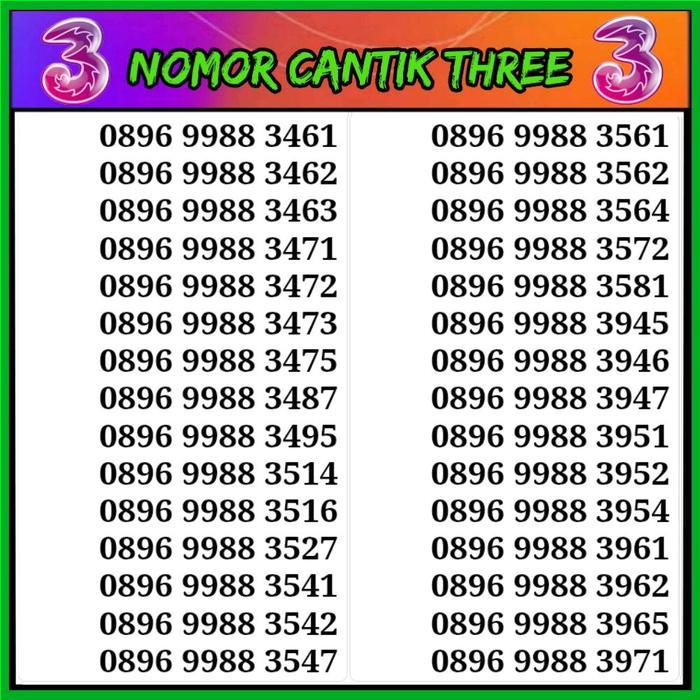 Kartu Perdana Tri 4G