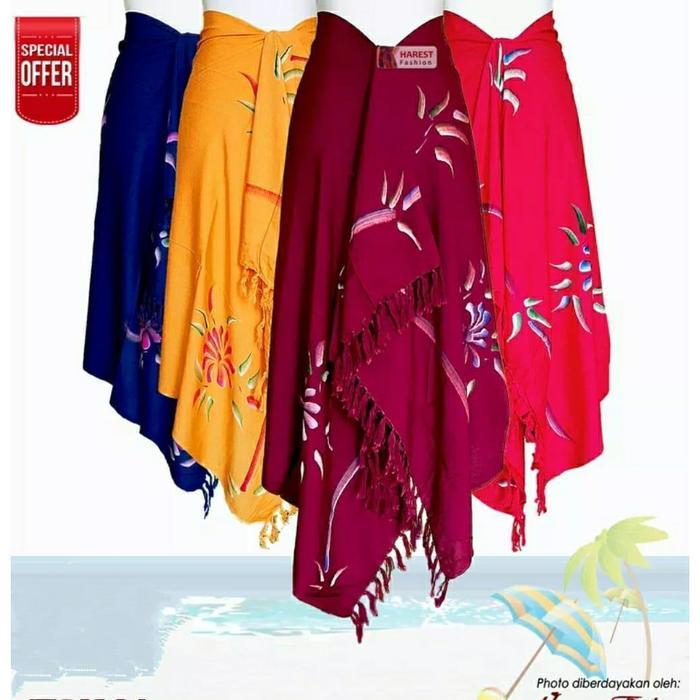 KAIN PANTAI BALI WANITA/KAIN PANTAI KEMBEN/STYLE KAIN PANTAI/KAIN PANTAI RUMBAI UKURAN JUMBO/KAIN
