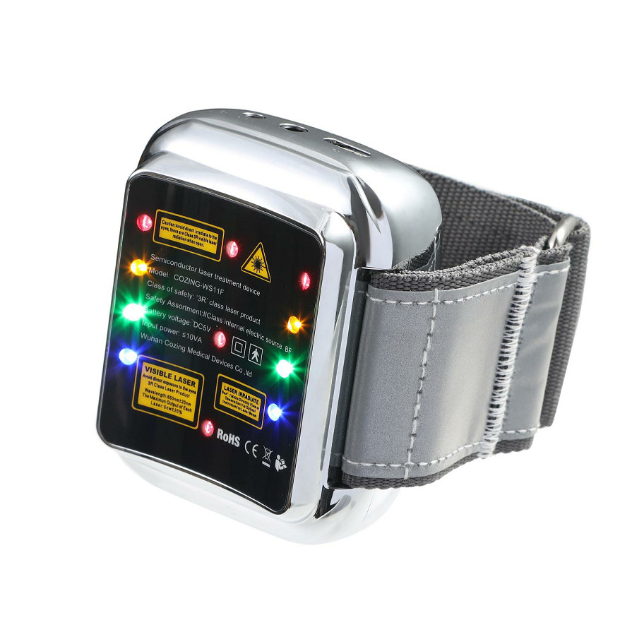 Latest Invention Blood Glucose Laser Watch Blood Pressure Reducing Medical Laser Therapy Watch