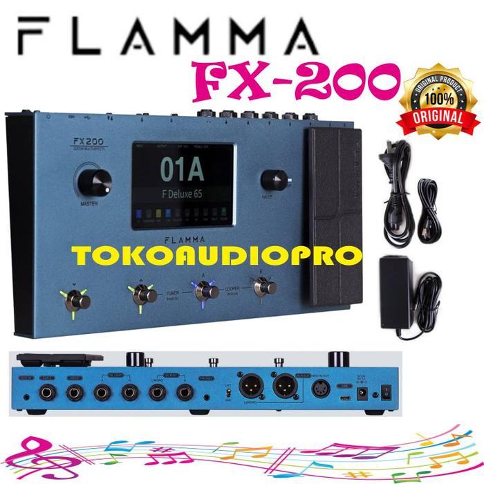 Flamma Fx200 Guitar Multi Effect Flamma Fx200 Efek Gitar Co