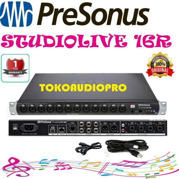Presonus Studiolive 16R Rackmount Digital Mixer Co
