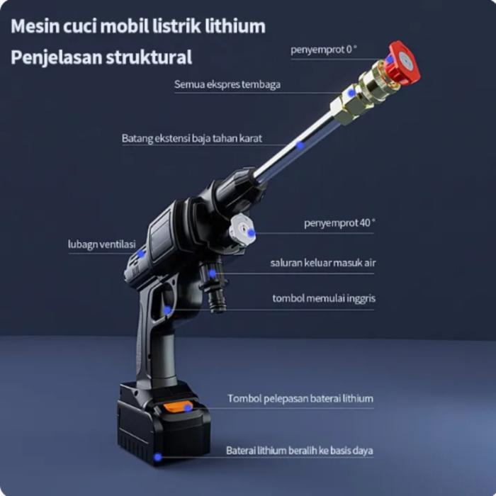 Mesin Cuci Mobil Jet Cleaner Mesin Cuci Mobil dan Motor Mini Portable Termurahm semprotan cuci motor